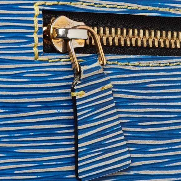 Louis Vuitton Monogram Reverse Canvas Denim Epi Pochette Metis Bag - Picture 7 of 12